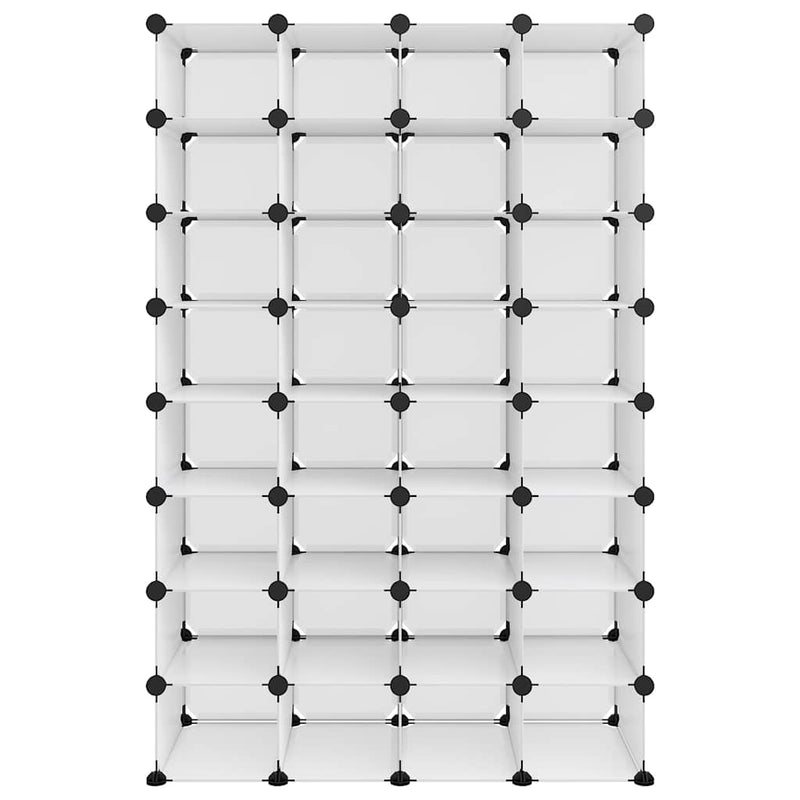 Suport de pantofi, transparent, 93x36,5x140 cm, PP
