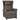 Fotoliu rabatabil, maro, material textil