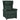Fotoliu rabatabil, verde închis, material textil