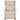 Fotoliu rabatabil, crem, material textil