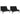 Canapele de grădină cu perne semi-rotunde, 2 buc., poliratan