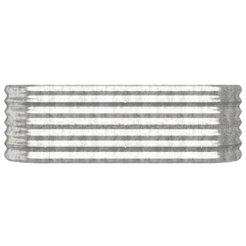 Strat înălțat grădină 114x40x36 cm oțel galvanizat