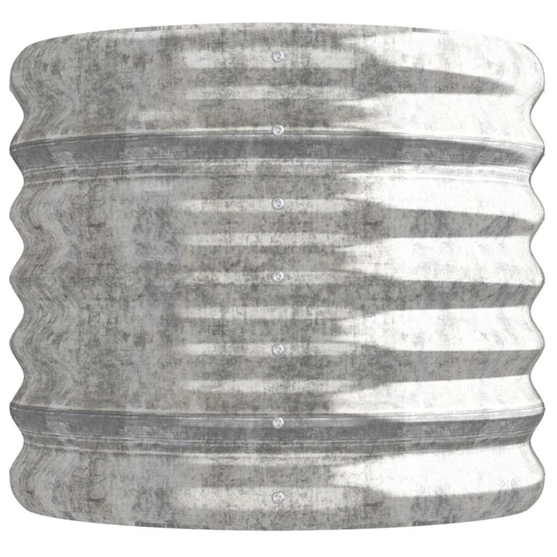 Strat înălțat grădină 114x40x36 cm oțel galvanizat
