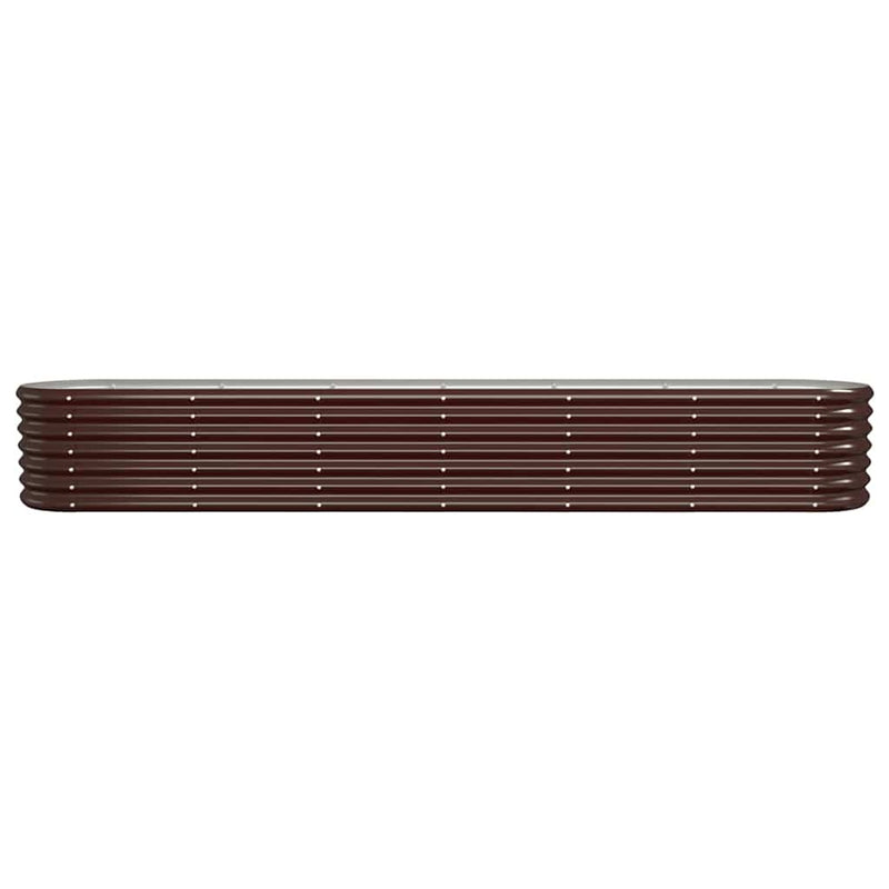 Strat înălțat grădină 260x40x36 cm oțel galvanizat