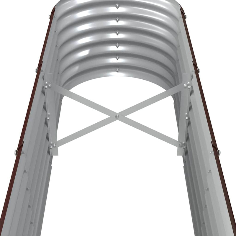 Strat înălțat grădină 260x40x36 cm oțel galvanizat