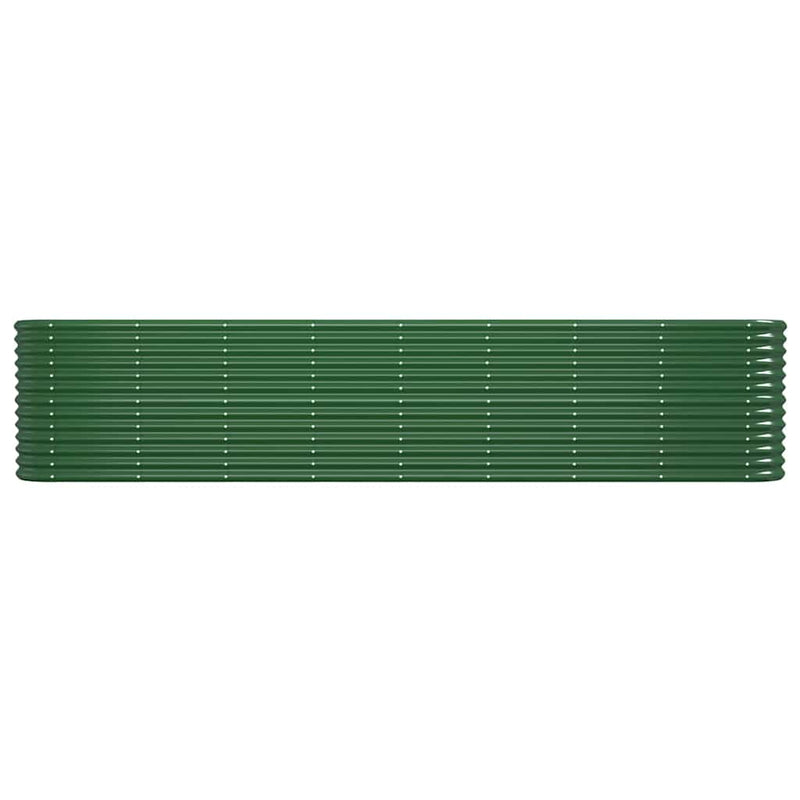 Strat înălțat grădină 332x40x68 oțel vopsit electrostatic