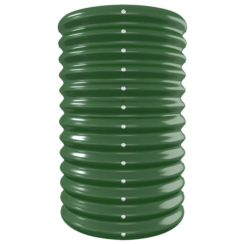 Strat înălțat grădină 332x40x68 oțel vopsit electrostatic