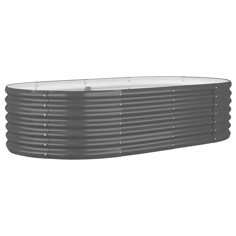 Strat înălțat grădină 152x80x36 cm oțel galvanizat