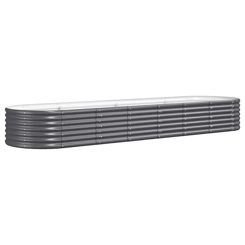 Strat înălțat grădină 296x80x36 cm oțel galvanizat