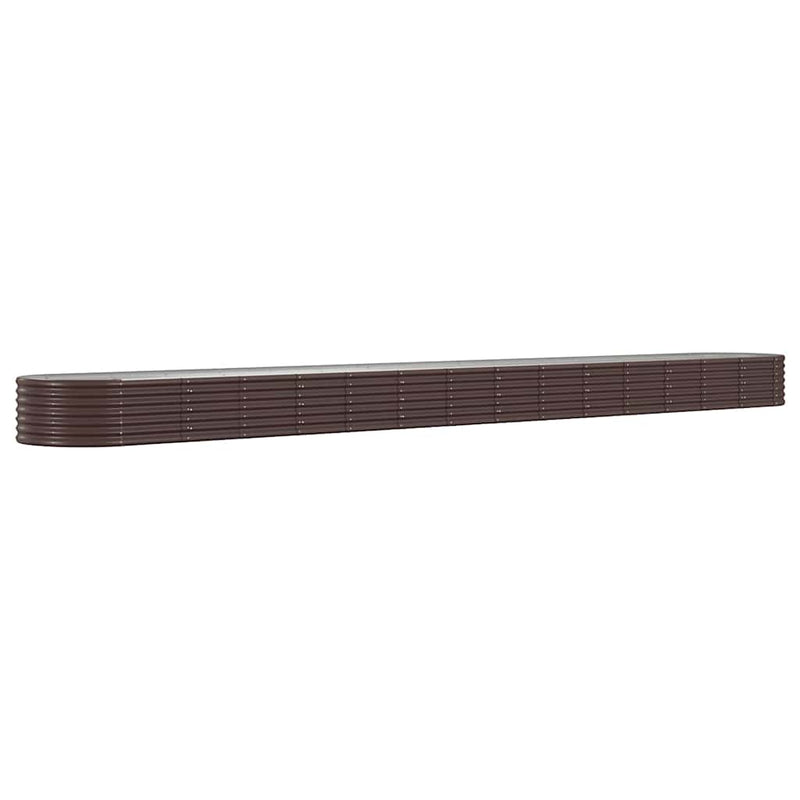 Strat înălțat grădină 620x80x36 cm oțel galvanizat