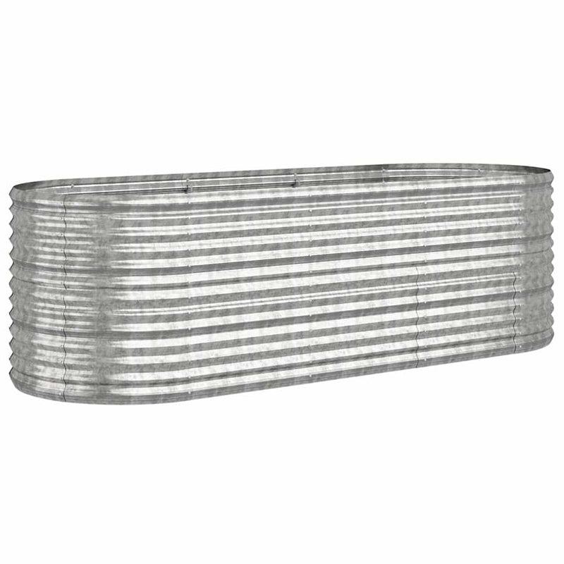 Strat înălțat grădină 224x80x68 cm oțel galvanizat