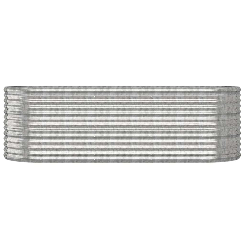 Strat înălțat grădină 224x80x68 cm oțel galvanizat