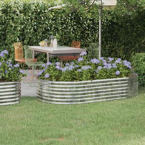 Strat înălțat grădină 175x100x36 cm oțel galvanizat