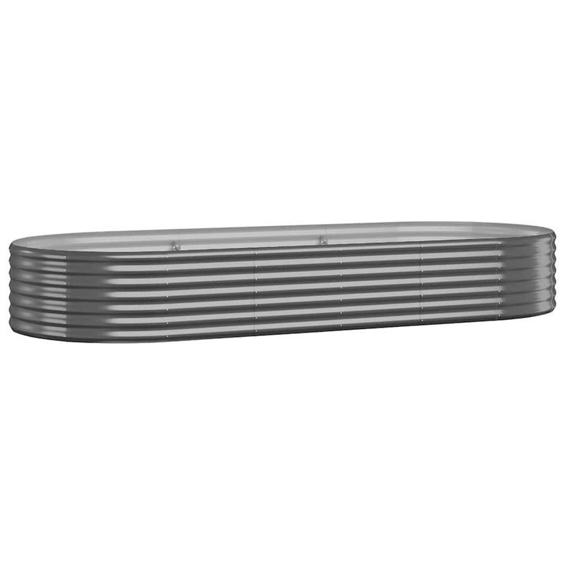 Strat înălțat grădină 249x100x36 cm oțel galvanizat