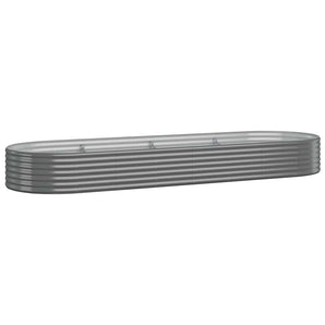 Strat înălțat grădină 322x100x36 cm oțel galvanizat