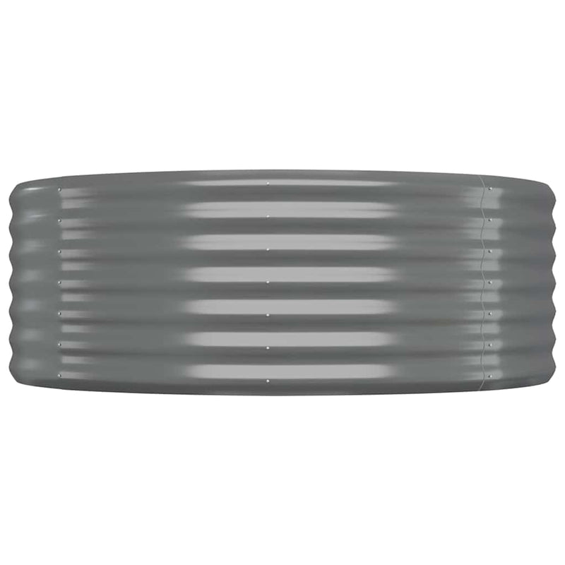 Strat înălțat grădină 396x100x36 cm oțel galvanizat