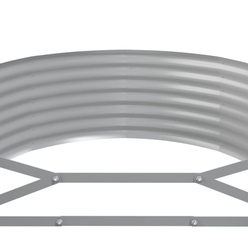 Strat înălțat grădină 396x100x36 cm oțel galvanizat
