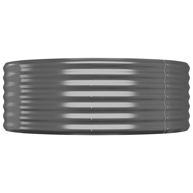 Strat înălțat grădină 396x100x36 cm oțel galvanizat