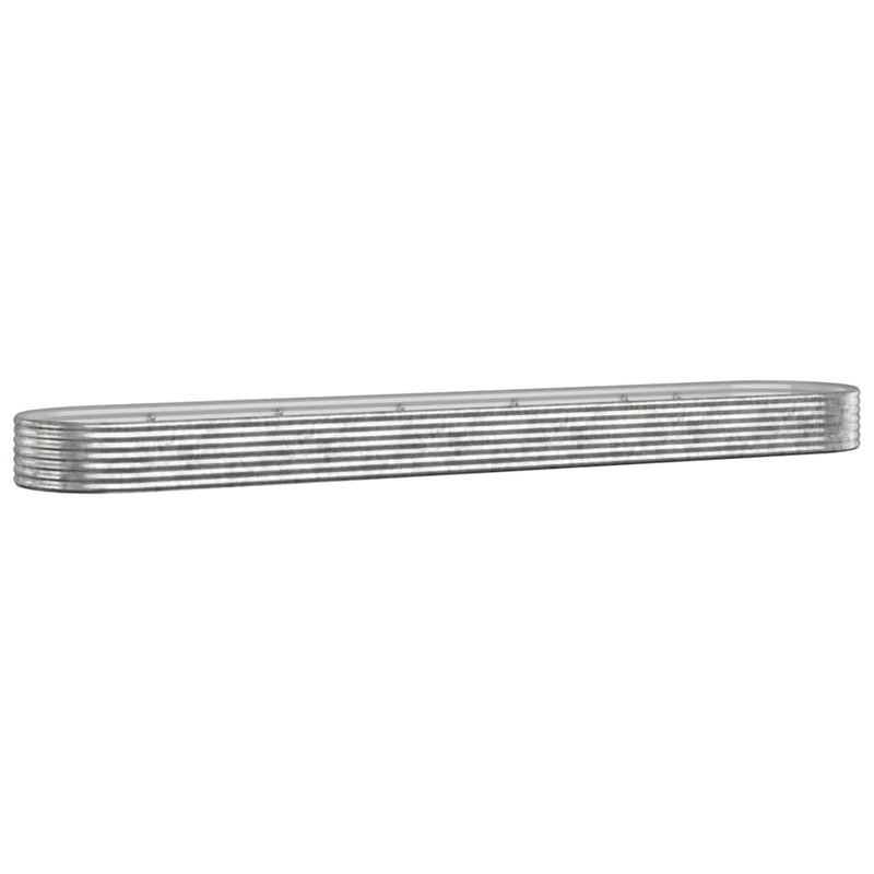 Strat înălțat grădină 507x100x36 cm oțel galvanizat