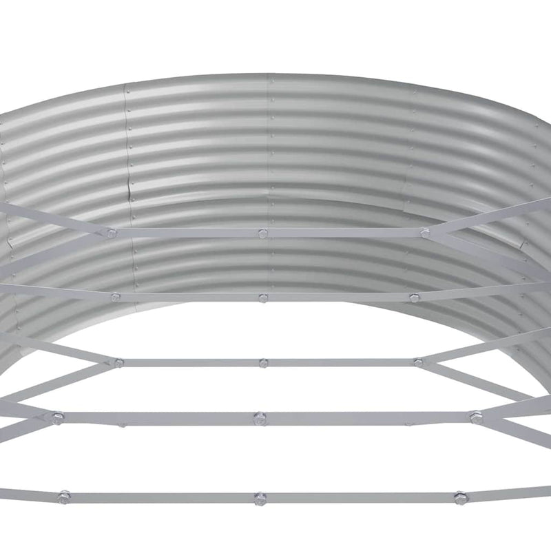 Strat înălțat grădină 544x100x36 cm oțel galvanizat