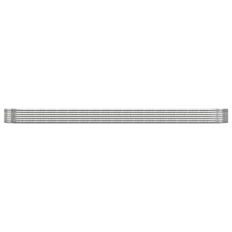 Strat înălțat grădină 544x100x36 cm oțel galvanizat