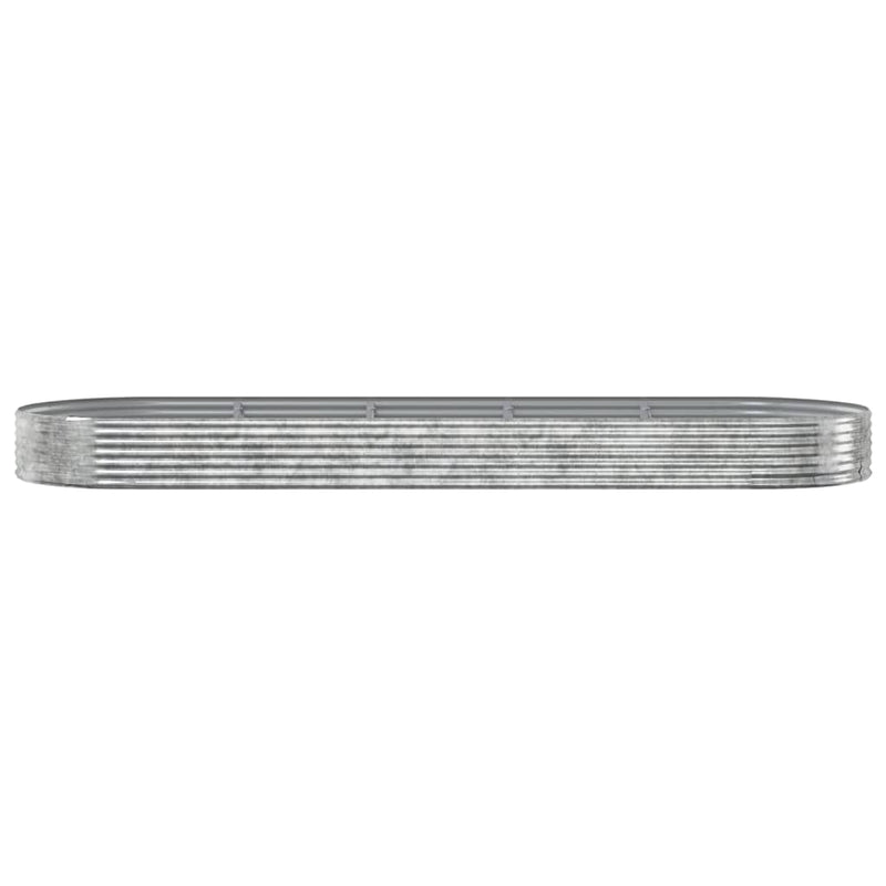 Strat înălțat grădină 450x140x36 cm oțel galvanizat
