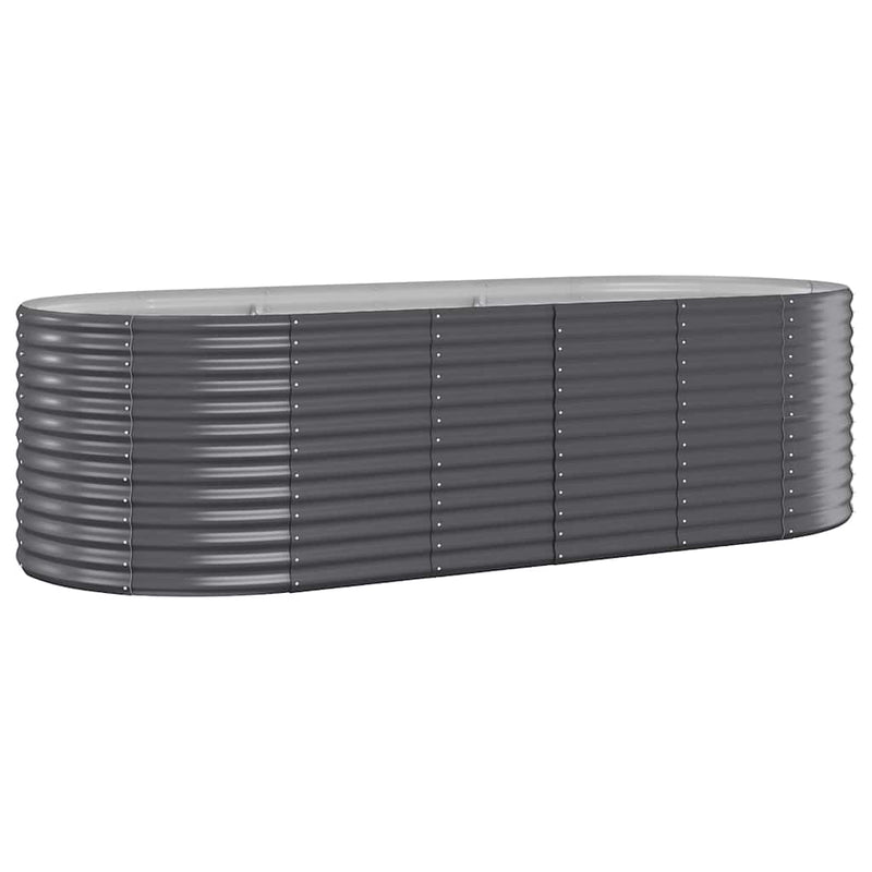 Strat înălțat grădină 249x100x68 cm oțel galvanizat
