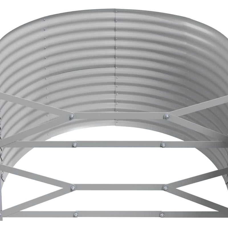 Strat înălțat grădină 396x100x68 cm oțel galvanizat
