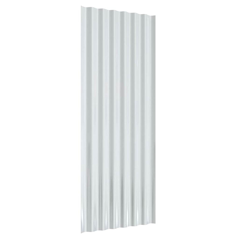 Panouri de acoperiș 12 buc. oțel galvanizat verde 100x36 cm
