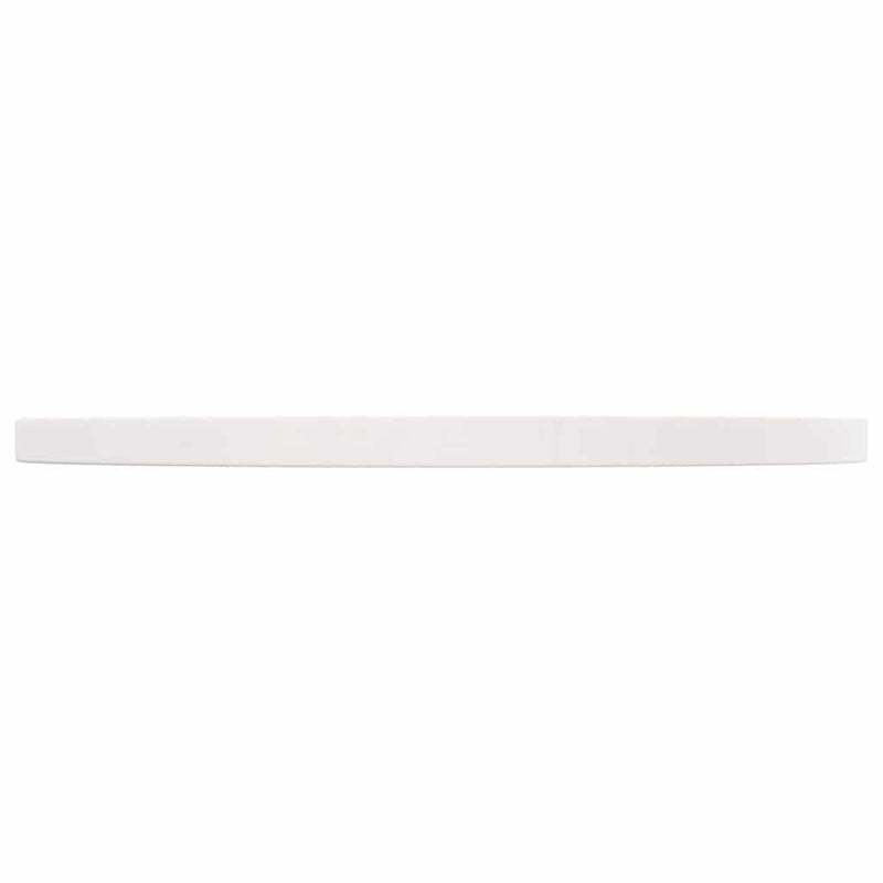 Blat de masă, alb, Ø50x2,5 cm, lemn masiv de pin