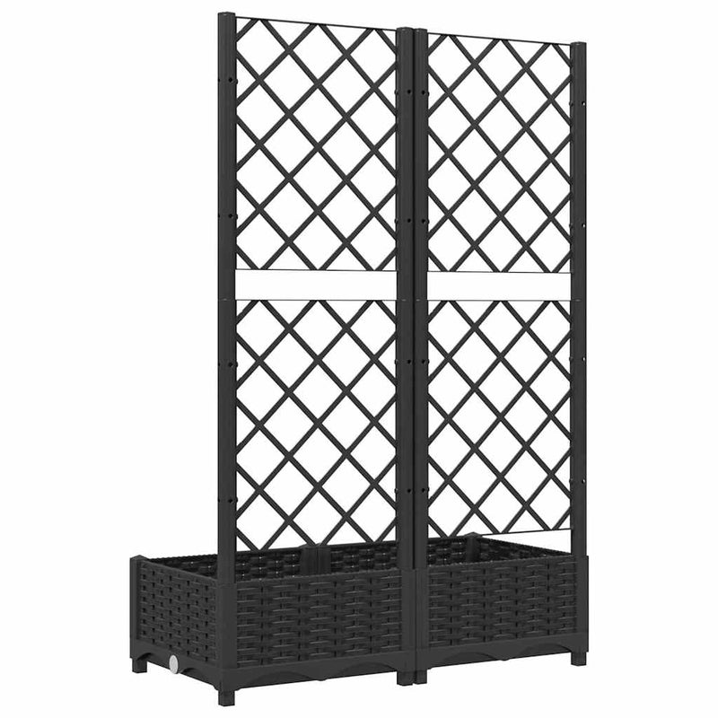 Grădină Negru 80 x 40 x 121,5 cm