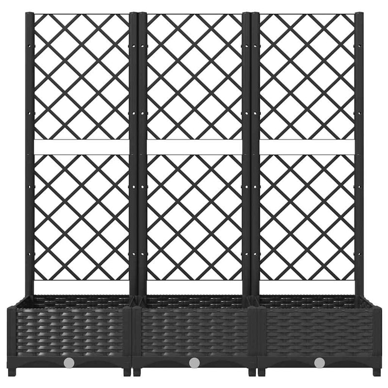 Grădină Negru 120 x 40 x 121,5 cm
