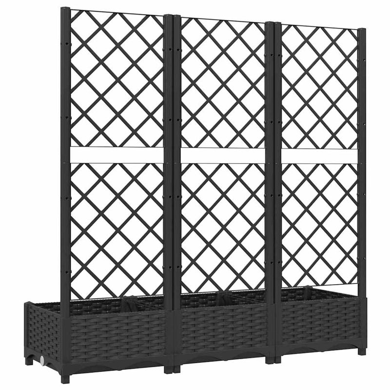 Grădină Negru 120 x 40 x 121,5 cm