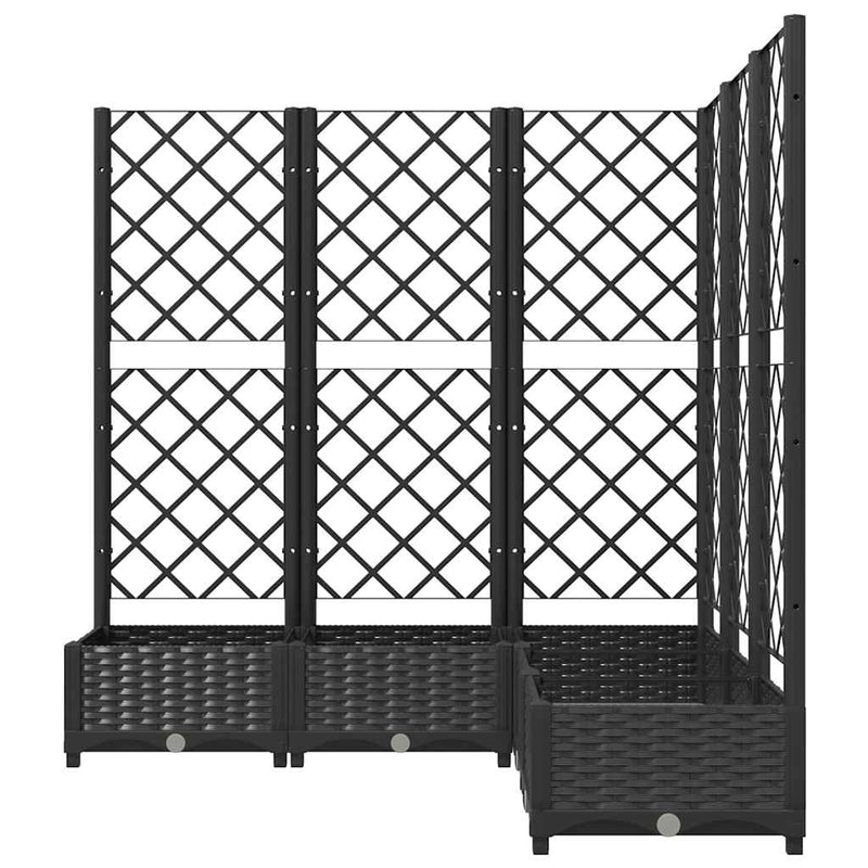 Grădină Negru 120 x 120 x 121,5 cm