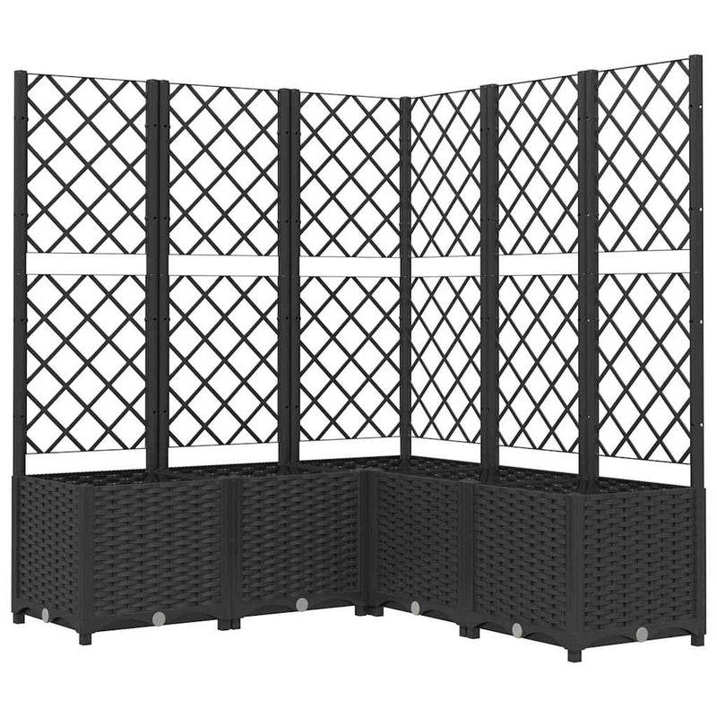 Grădină Negru 120 x 120 x 136 cm