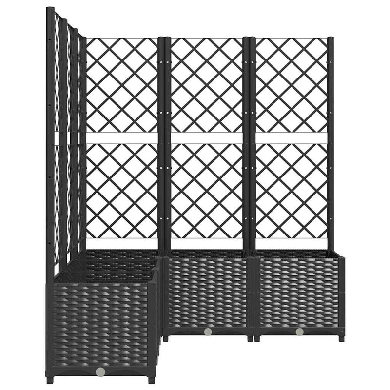Grădină Negru 120 x 120 x 136 cm