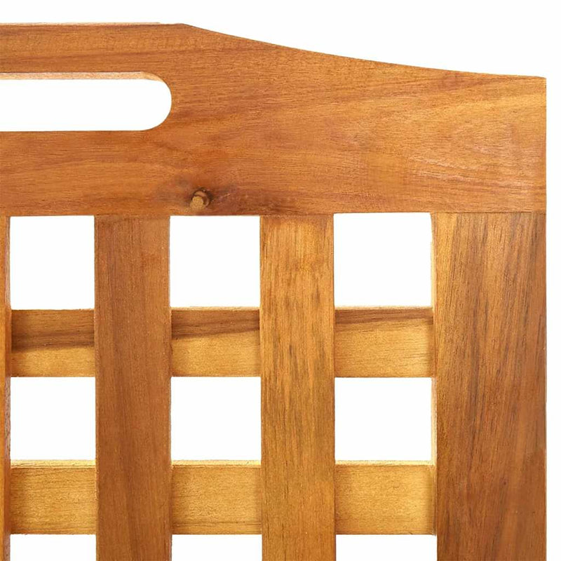 Paravan de cameră 4 panouri 162x2x115 cm lemn masiv de acacia
