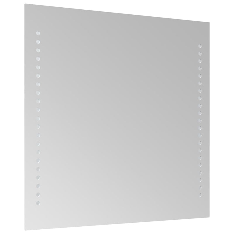 Oglindă de baie cu LED, 40x40 cm