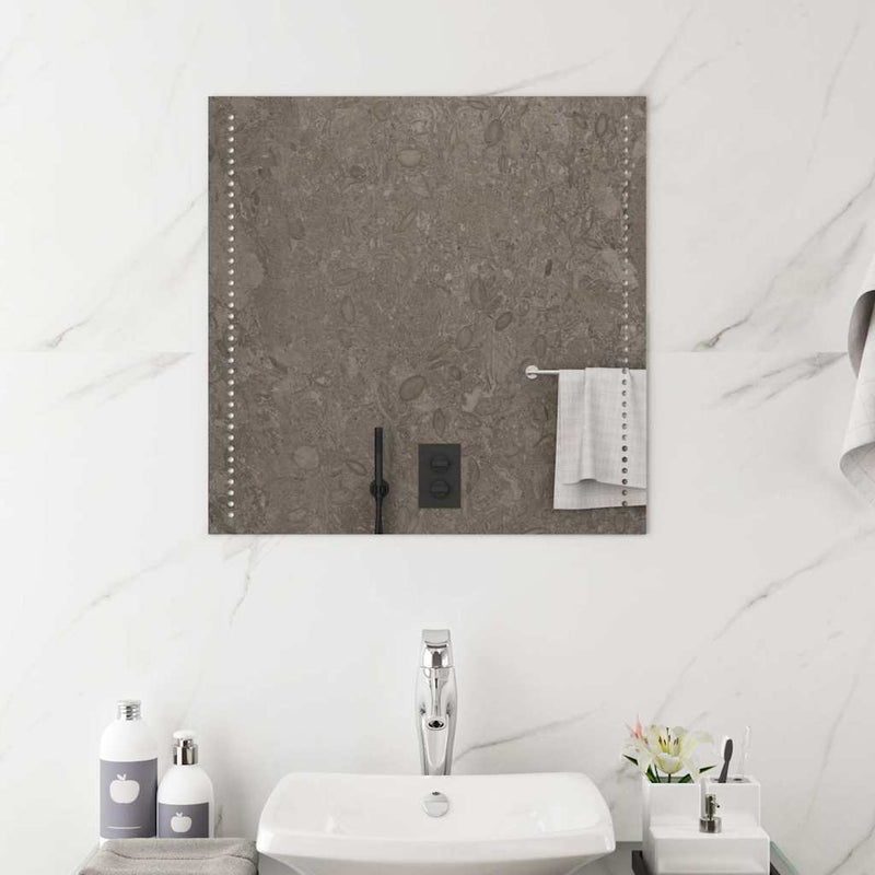 Oglinda de baie cu LED, 60x60 cm