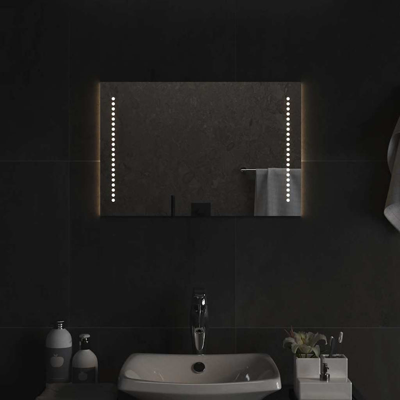 Oglinda de baie cu LED, 60x40 cm