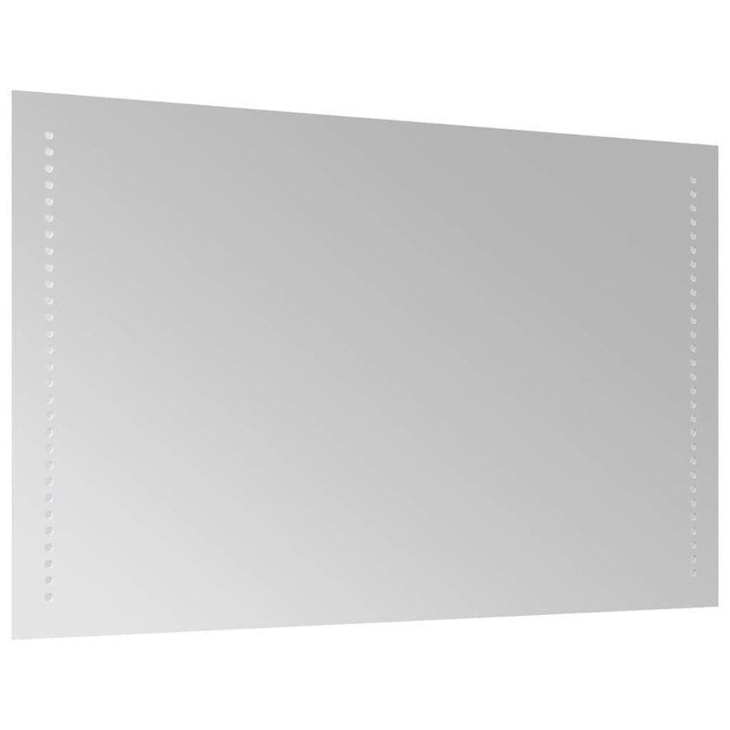 Oglindă de baie cu LED, 80x50 cm