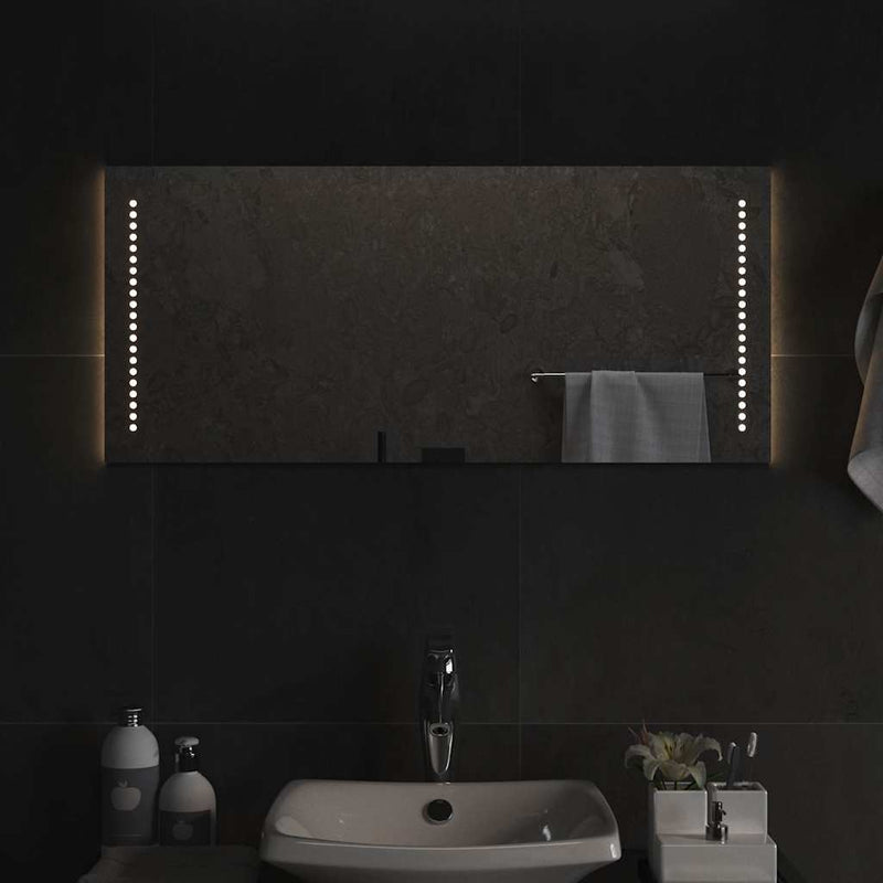 Oglindă de baie cu LED, 90x40 cm