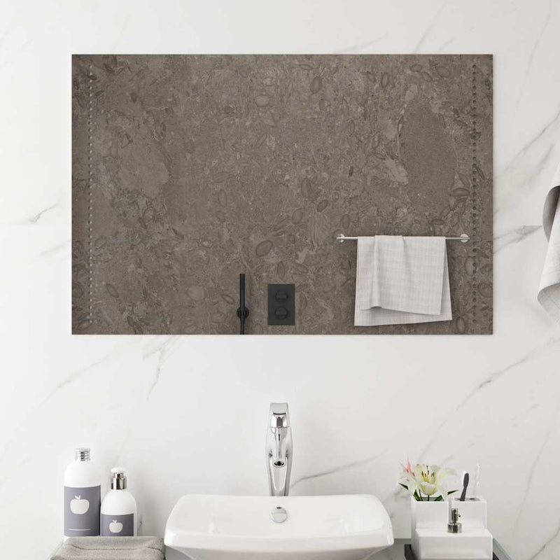 Oglindă de baie cu LED, 90x60 cm