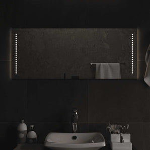 Oglindă de baie cu LED, 100x40 cm