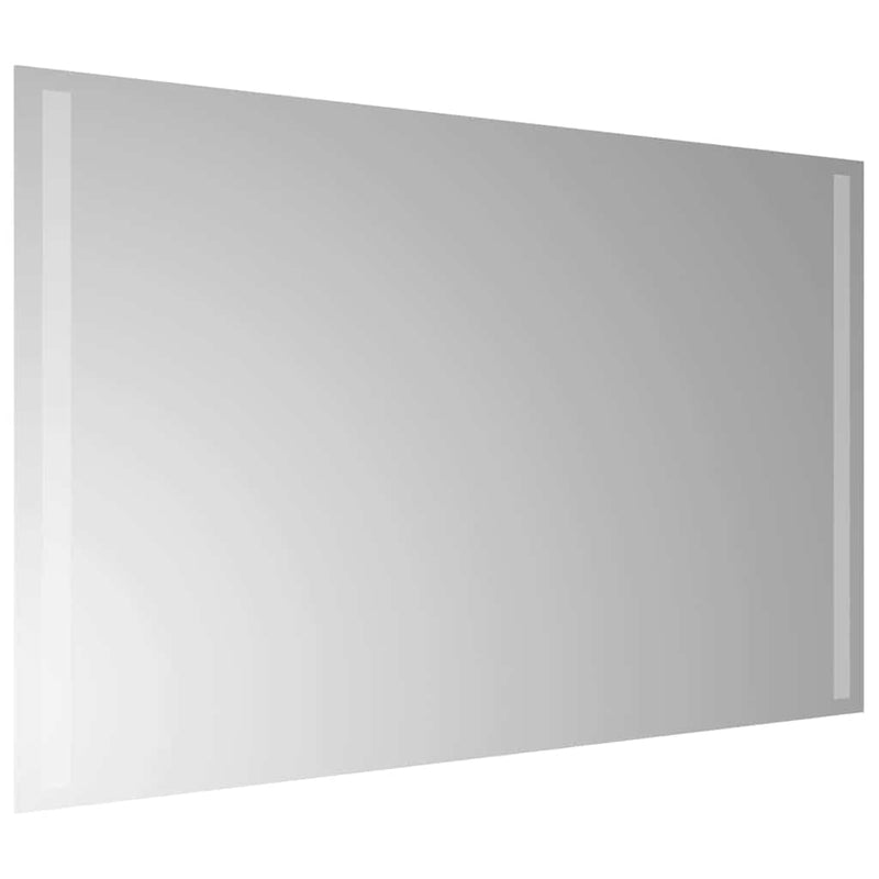 Oglindă de baie cu LED, 80x50 cm