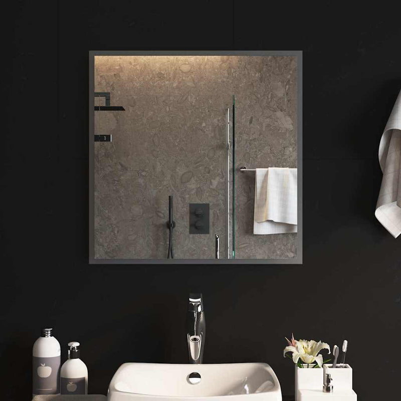 Oglinda de baie cu LED, 60x60 cm