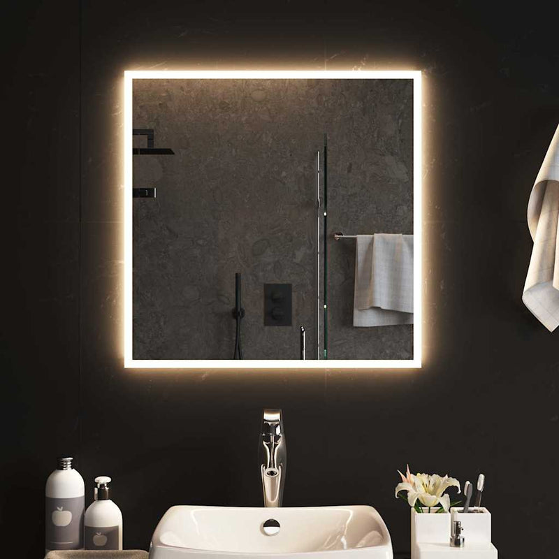 Oglinda de baie cu LED, 60x60 cm