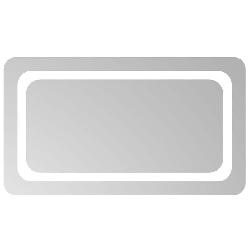 Oglindă de baie cu LED, 70x40 cm