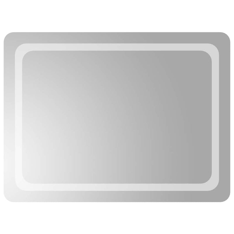 Oglindă de baie cu LED, 80x60 cm