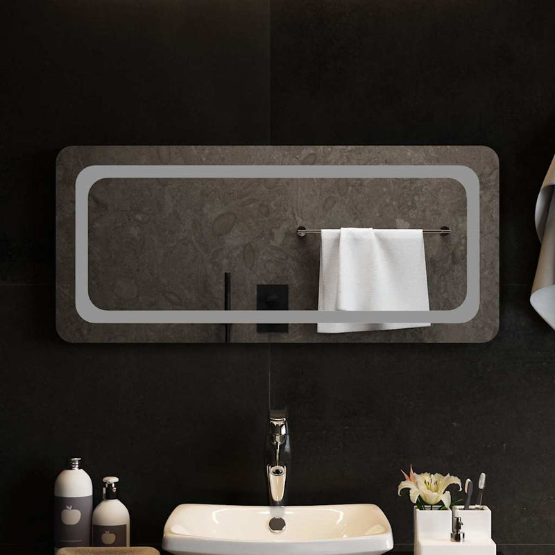 Oglindă de baie cu LED, 90x40 cm